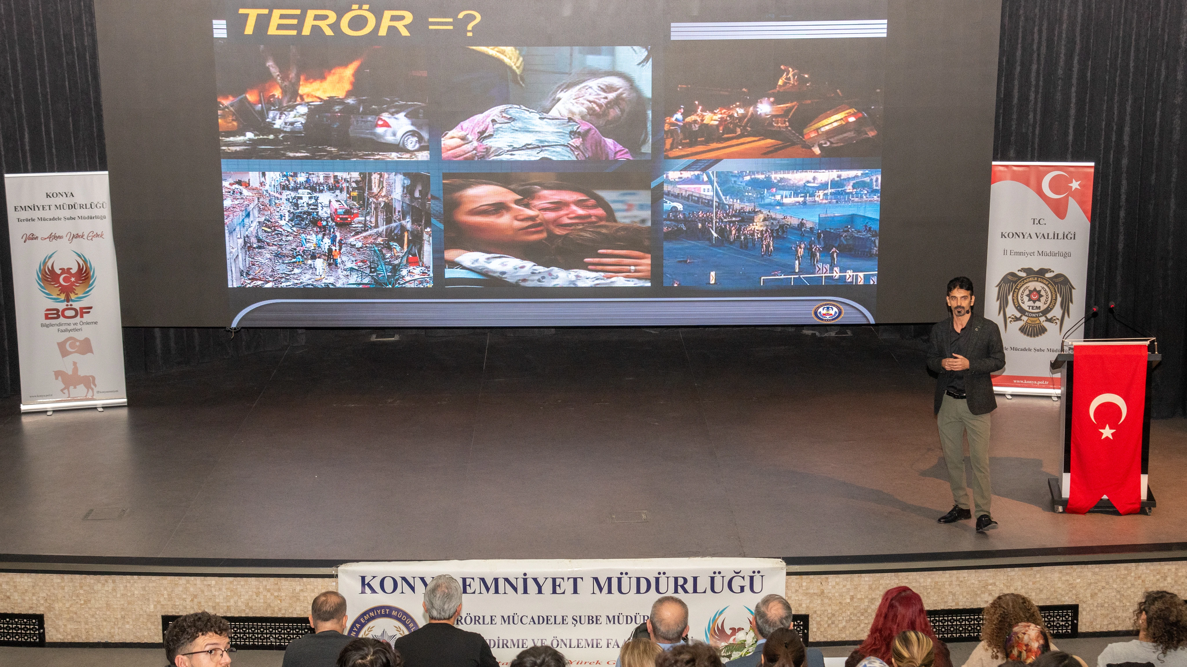 Selçuk Üniversitesinde ‘Terör ve Terör Örgütleri’ konulu farkındalık konferansı